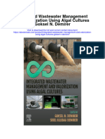 Download Integrated Wastewater Management And Valorization Using Algal Cultures Goksel N Demirer full chapter