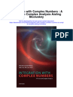 Integration With Complex Numbers A Primer On Complex Analysis Aisling Mccluskey Full Chapter