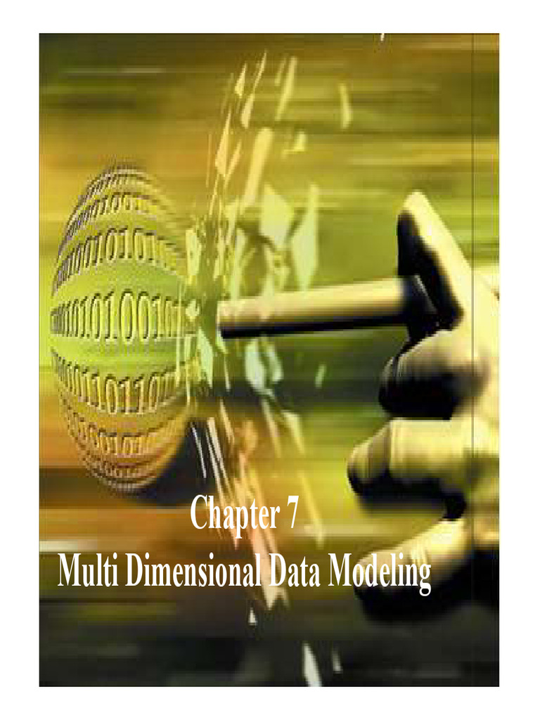 MultidimensionalDataModeling UnitIV | PDF | Data Model | Conceptual Model