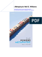Download The Powers Metaphysic Neil E Williams full chapter