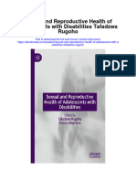 Download Sexual And Reproductive Health Of Adolescents With Disabilities Tafadzwa Rugoho all chapter