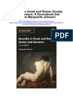 Sexuality in Greek and Roman Society and Literature A Sourc2Nd Edition Marguerite Johnson All Chapter