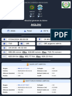 Résultat Générale Du Lâcher