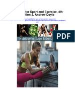 Download Nutrition For Sport And Exercise 4Th Edition J Andrew Doyle full chapter