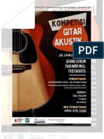 Aturan Main Kompetisi Gitar Akustik