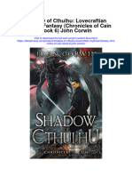 Shadow of Cthulhu Lovecraftian Mythical Fantasy Chronicles of Cain Book 6 John Corwin All Chapter