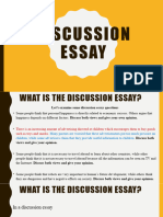 Discussion Essay