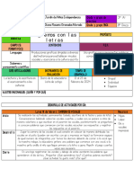 Secuencia Feb-Marzo Letras