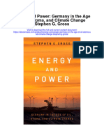 Download Energy And Power Germany In The Age Of Oil Atoms And Climate Change Stephen G Gross full chapter