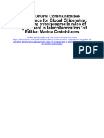 Intercultural Communicative Competence For Global Citizenship Identifying Cyberpragmatic Rules of Engagement in Telecollaboration 1St Edition Marina Orsini Jones Full Chapter