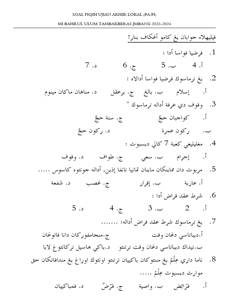 soal-fiqih-kls-6-ujian-sat-23-24-pdf