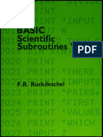 BASIC Scientific Subroutines Vol. II