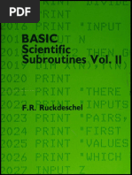 BASIC Scientific Subroutines Vol. II