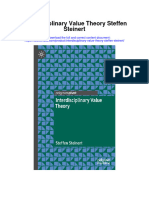 Interdisciplinary Value Theory Steffen Steinert Full Chapter