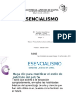 Esencialismo educativo