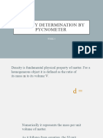 Density Determination