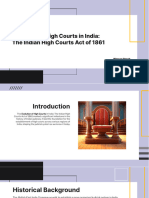 Evolution of High Courts in India