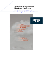 Download The Privatization Of Israel 1St Ed Edition Amir Paz Fuchs full chapter