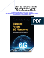 Download Shaping Future 6G Networks Needs Impacts And Technologies Wiley Ieee 1St Edition Emmanuel Bertin all chapter