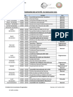 Programme Maoulid 2021