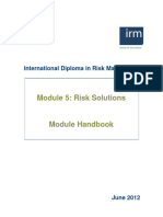 Module 5: Risk Solutions: International Diploma in Risk Management
