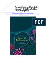 Global Perspectives On Stem Cell Technologies 1St Edition Aditya Bharadwaj Eds Full Chapter