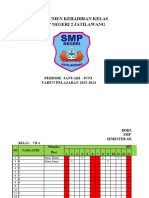 Contoh Format Dokumen Kehadiran Kelas