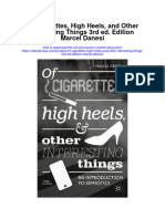 of Cigarettes High Heels and Other Interesting Things 3Rd Ed Edition Marcel Danesi Full Chapter