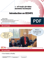 Introduction EE3491