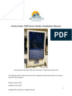 Arctica Solar 1500 Series Heater IOM