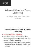 Advanced School and Career Counseling Revised