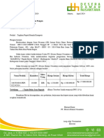 Surat Tagihan Pupuk Kompota DKPP KAB. Ciamis 2