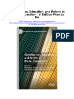 Globalisation Education and Reform in Brunei Darussalam 1St Edition Phan Le Ha Full Chapter
