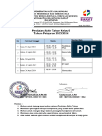 Jadwal PAT 2023-2024 Kelas 6