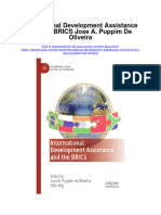 International Development Assistance and The Brics Jose A Puppim de Oliveira Full Chapter