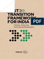 Just Transition Framework For India