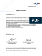 Carta de No Adeudo BBVA | PDF