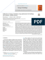 Calibration of energy simulation using optimization for buildings