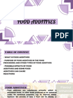 Elric Report Food Additives
