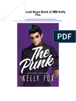 The Punk Lost Boys Book 3 MM Kelly Fox Full Chapter