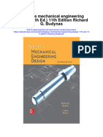 Download Shigleys Mechanical Engineering Design 11Th Ed 11Th Edition Richard G Budynas all chapter