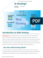 What Is Web Hosting - Working - Types of Web Hosting