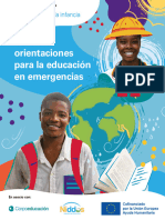 Guía de Orientaciones para La Educación en Emergencia