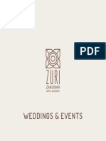 Zuri Zanzibar Weddings Events