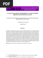 Avaliação dos serviços de referência das dez maiores bibliotecas