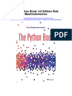 The Python Book 1St Edition Rob Mastrodomenico Full Chapter