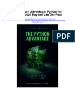 Download The Python Advantage Python For Excel In 2024 Hayden Van Der Post full chapter