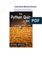 Download The Python Quiz Book Michael Driscoll full chapter