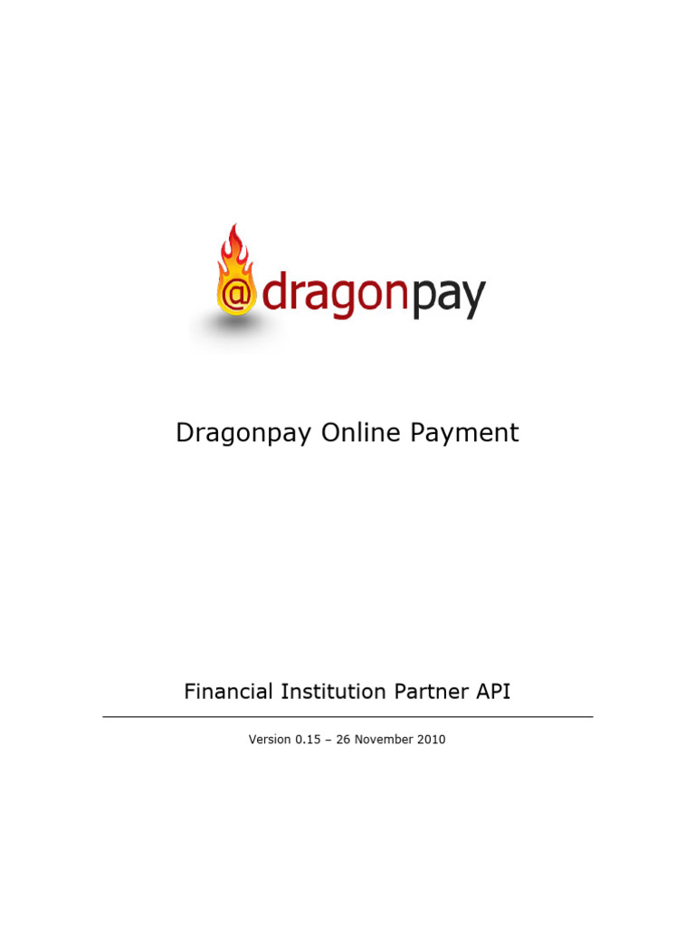 Documentation API Dragonpay | PDF