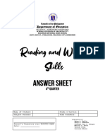 AnswerSheet RWS